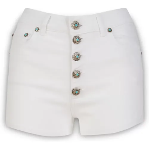 Stilvolle Sommer Shorts , Damen, Größe: W29 - Dondup - Modalova