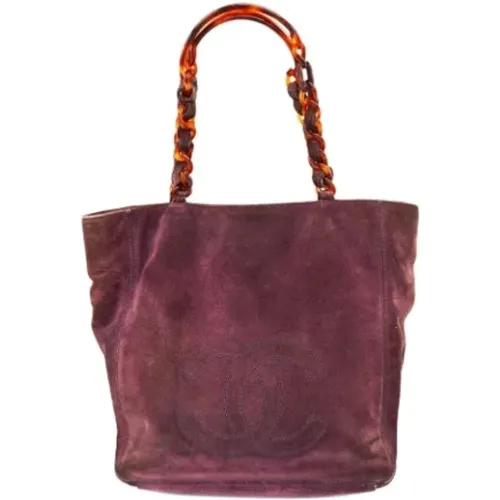 Pre-owned Suede totes , female, Sizes: ONE SIZE - Chanel Vintage - Modalova