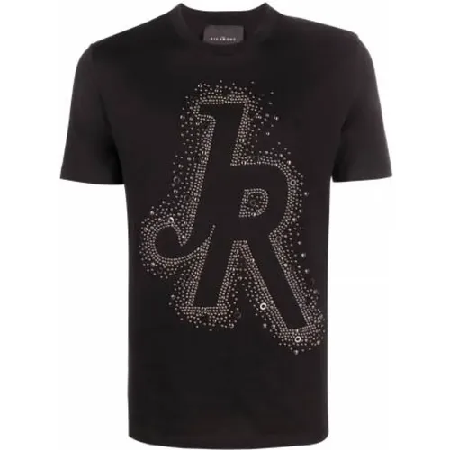 Logo Applique Cotton T-Shirt , male, Sizes: M - John Richmond - Modalova