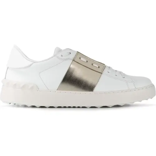 Bianco Platino Sneaker Style , female, Sizes: 7 UK, 4 1/2 UK, 3 UK, 4 UK - Valentino Garavani - Modalova