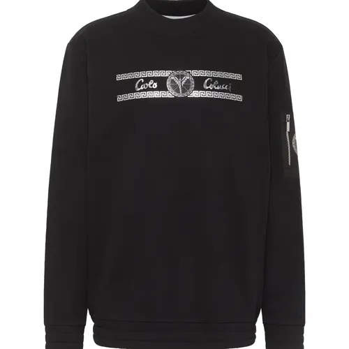 Stylisches Sweatshirt für Männer , Herren, Größe: M - carlo colucci - Modalova