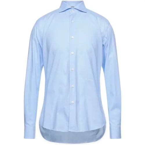 Cotton Oxford Shirt Regular Fit Embroidered Logo , male, Sizes: 3XL, M, L, 2XL - Aquascutum - Modalova