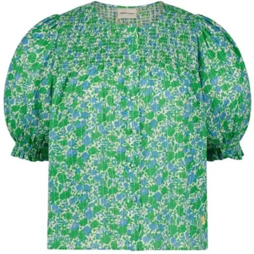 Grüne Clueless Bluse mit Ballonärmeln , Damen, Größe: M - Fabienne Chapot - Modalova