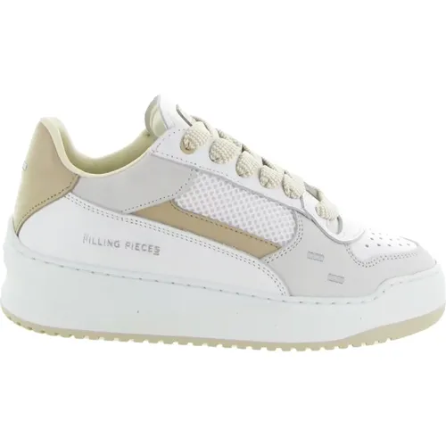 Hellbraun Low Top Game Lux , Damen, Größe: 37 EU - Filling Pieces - Modalova