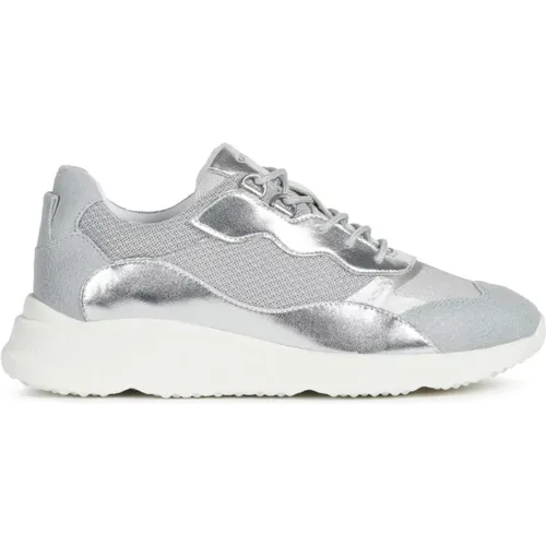 Silver Ice Sneakers Diodiana , female, Sizes: 4 UK - Geox - Modalova