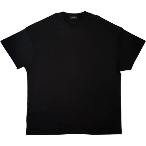 Schwarzes Oversize T-Shirt , Damen, Größe: L - Wardrobe.nyc - Modalova