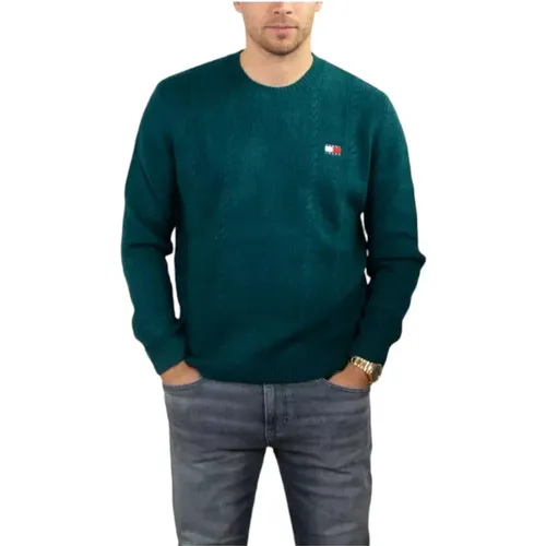 Slim Fit Knit Jersey , male, Sizes: M, S, XL, L - Tommy Hilfiger - Modalova