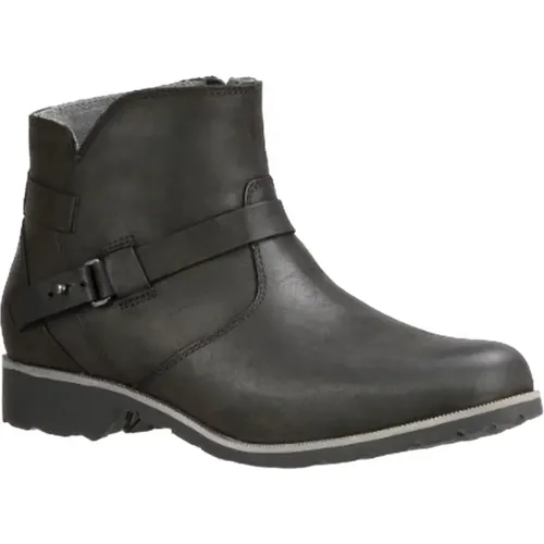 Leather Boots , female, Sizes: 3 UK, 4 UK, 6 1/2 UK, 5 1/2 UK, 7 1/2 UK, 6 UK - Teva - Modalova