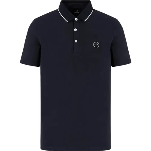 Classic Polo Shirt , male, Sizes: XS - Armani Exchange - Modalova
