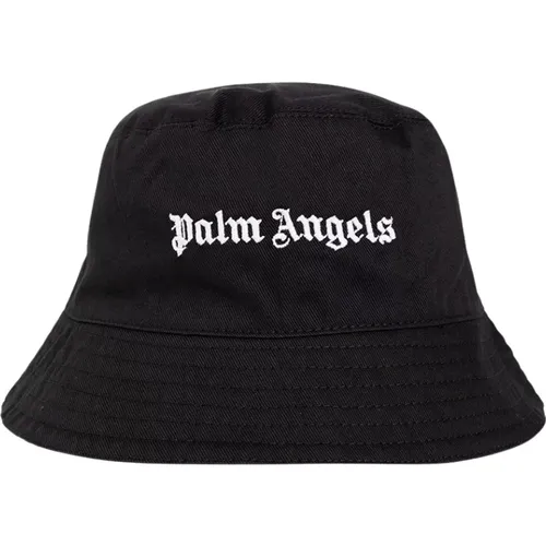 Bucket hat with logo Palm Angels - Palm Angels - Modalova