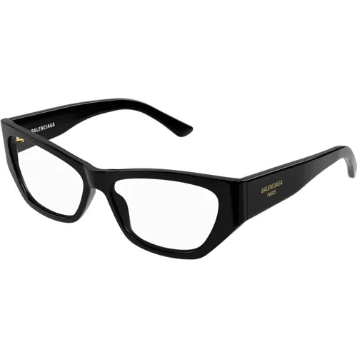 Stilvolle Brille in Schwarz , Damen, Größe: 55 MM - Balenciaga - Modalova