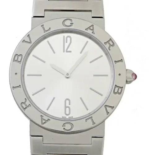 Pre-owned Stainless Steel watches , male, Sizes: ONE SIZE - Bvlgari Vintage - Modalova