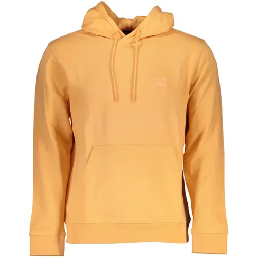 Langarm Sweatshirt Logo Baumwolle , Herren, Größe: S - Hugo Boss - Modalova