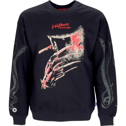 Nightmare Freddys Horror Crewneck Sweatshirt , Herren, Größe: XS - Octopus - Modalova