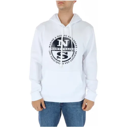 Printed Long Sleeve Sweatshirt , male, Sizes: L, S - North Sails - Modalova