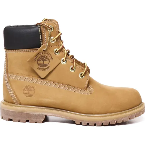 Schnürstiefel mit Gummisohle , Damen, Größe: 38 1/2 EU - Timberland - Modalova