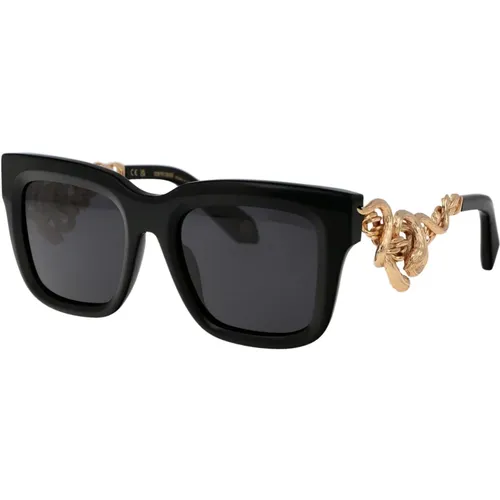 Stylish Sunglasses Src041M , female, Sizes: 52 MM - Roberto Cavalli - Modalova
