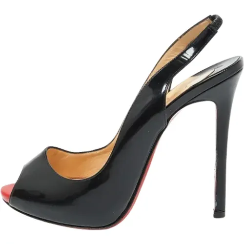 Pre-owned Leather sandals , female, Sizes: 4 1/2 UK - Christian Louboutin Pre-owned - Modalova