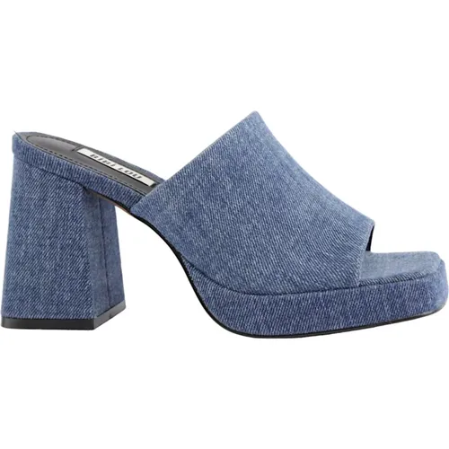 Blaue Jeans Ciabatta Sandalen , Damen, Größe: 39 EU - Bibi Lou - Modalova