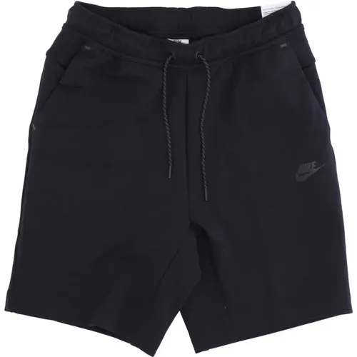 Tech Fleece Schwarze Tracksuit Shorts , Herren, Größe: L - Nike - Modalova