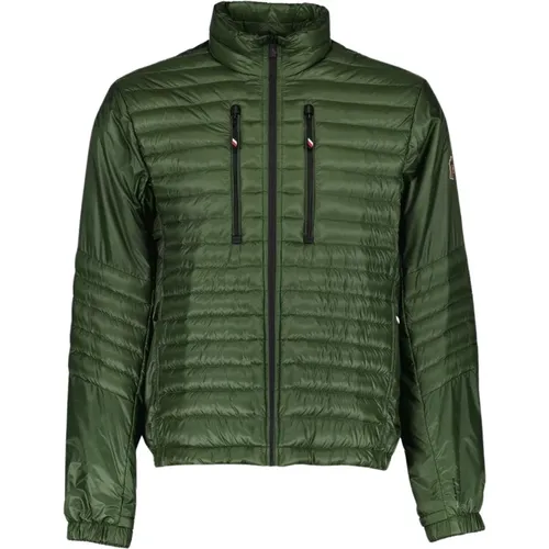 Quilted High Neck Zip Jacket , male, Sizes: XL, L - Moncler - Modalova