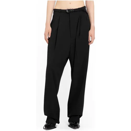 Drop Crotch Trousers , female, Sizes: S - Ssheena - Modalova