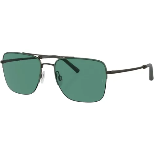 Forest Cal Square Sunglasses , male, Sizes: 56 MM - Oliver Peoples - Modalova