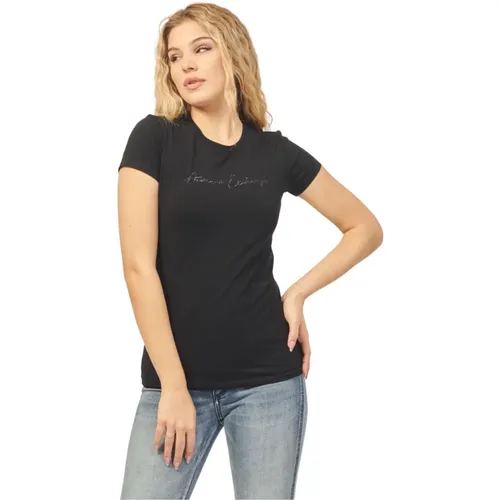 T-Shirts , female, Sizes: XS, L, M - Armani Exchange - Modalova