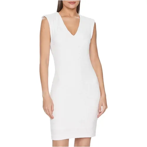 Weiße Elegante Kleid für Frauen , Damen, Größe: S - Guess - Modalova