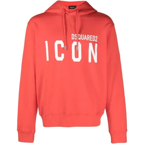 Hoodie Casual Style , male, Sizes: 2XL, XL - Dsquared2 - Modalova