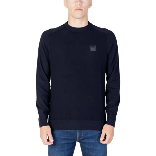 Herren Blaue Strickwaren , Herren, Größe: 2XL - Hugo Boss - Modalova