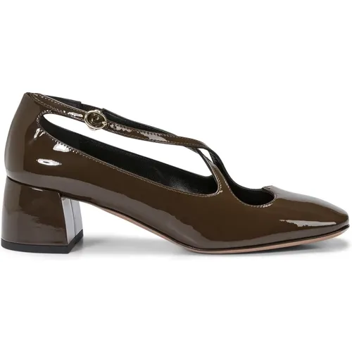 Patent Leather Sweetheart Heel Pumps , female, Sizes: 3 UK, 6 1/2 UK, 5 1/2 UK, 5 UK, 4 1/2 UK, 4 UK, 6 UK, 7 UK - A. Bocca - Modalova