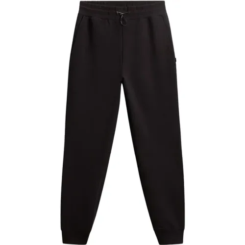 Casual Baumwollmischung Schwarze Hose , Damen, Größe: M - Woolrich - Modalova