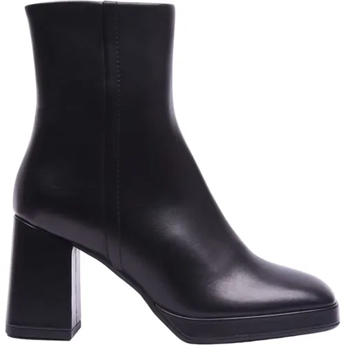 Leather Ankle Boot , female, Sizes: 5 UK, 3 UK, 6 UK, 4 UK - Bervicato - Modalova