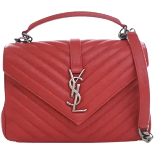 Pre-owned Leather handbags , female, Sizes: ONE SIZE - Yves Saint Laurent Vintage - Modalova