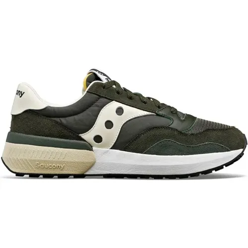 Grün/Creme Sneakers für Herren , Herren, Größe: 40 1/2 EU - Saucony - Modalova