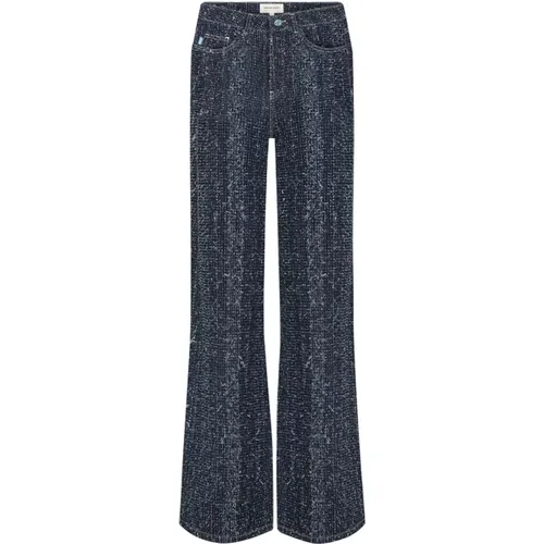 Thea Wide Leg Tweed Jeans , Damen, Größe: W29 L32 - Fabienne Chapot - Modalova