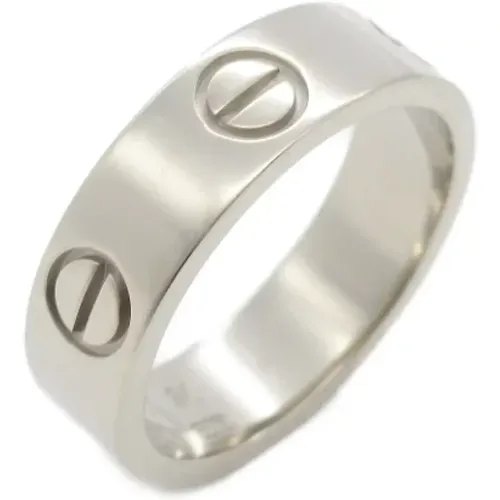 Pre-owned White Gold rings , female, Sizes: ONE SIZE - Cartier Vintage - Modalova