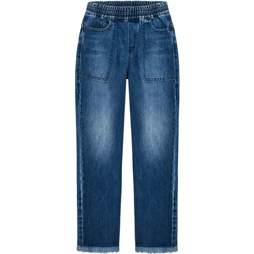Blaue Baumwoll-Denim-Jeans für Jungen - Fendi - Modalova