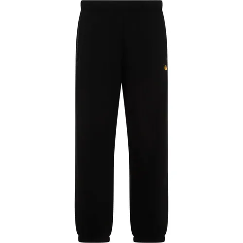 Gold Chase Sweat Pant , male, Sizes: M, L, XL, S - Carhartt WIP - Modalova