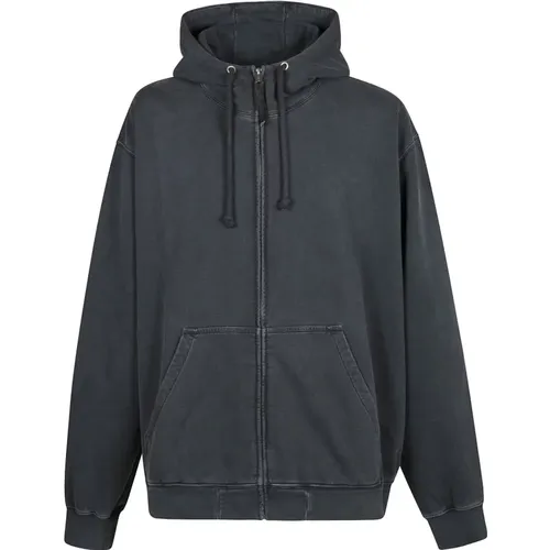 Sporty Zip-Up Hoodie , male, Sizes: XL, L, M - Maison Margiela - Modalova