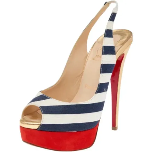 Pre-owned Stoff heels , Damen, Größe: 35 1/2 EU - Christian Louboutin Pre-owned - Modalova