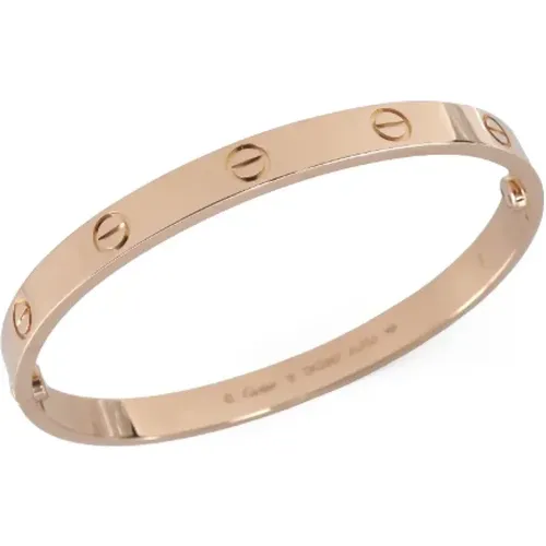 Pre-owned Rose Gold bracelets , female, Sizes: ONE SIZE - Cartier Vintage - Modalova