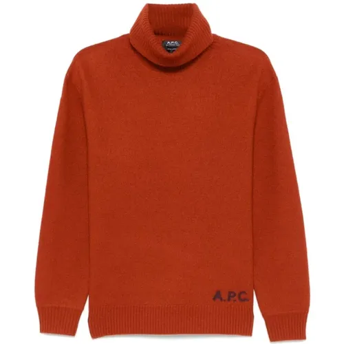 Gemütlicher Whisky Rollkragenpullover , Damen, Größe: S - A.P.C. - Modalova