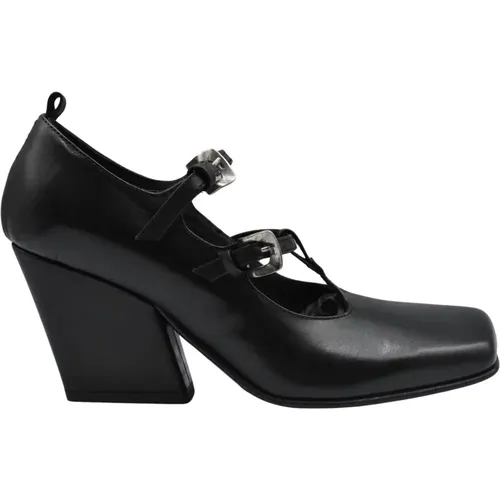 Schwarze flache Schuhe , Damen, Größe: 40 EU - Ernesto Dolani - Modalova