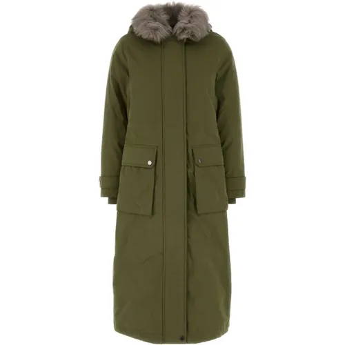 Langer Arctic Parka,Arktischer Parka aus Army Baumwollmischung - Woolrich - Modalova