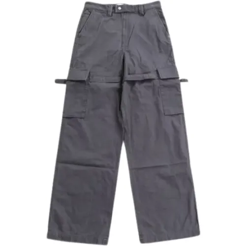 Grey Cargo Pants with Flap Pockets , male, Sizes: S, M - Ambush - Modalova