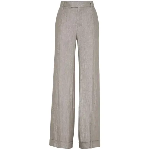 Women's Clothing Trousers C002 Ss24 , female, Sizes: XS, 2XS, S - BRUNELLO CUCINELLI - Modalova