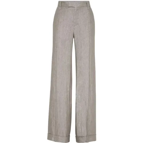 Women's Clothing Trousers C002 Ss24 , female, Sizes: XS - BRUNELLO CUCINELLI - Modalova