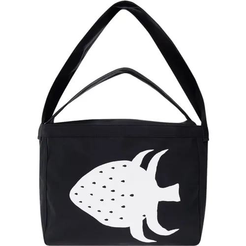 Printed shopper bag , male, Sizes: ONE SIZE - Comme des Garçons - Modalova